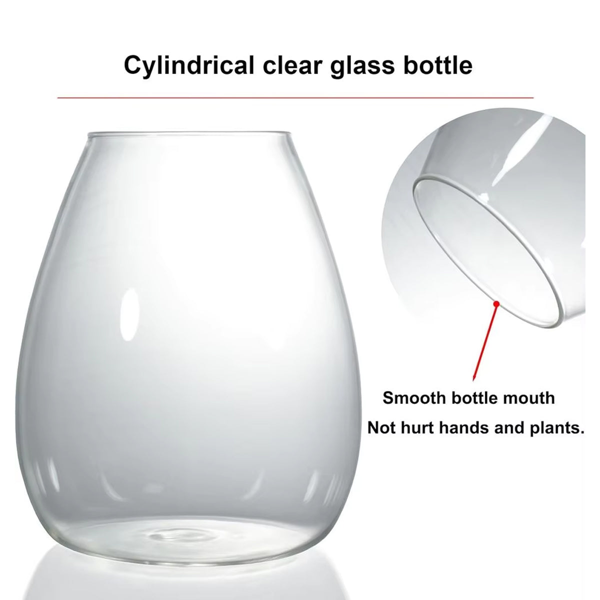 Miniature Landscape Glass Bottle With USB Light