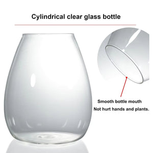 Miniature Landscape Glass Bottle With USB Light