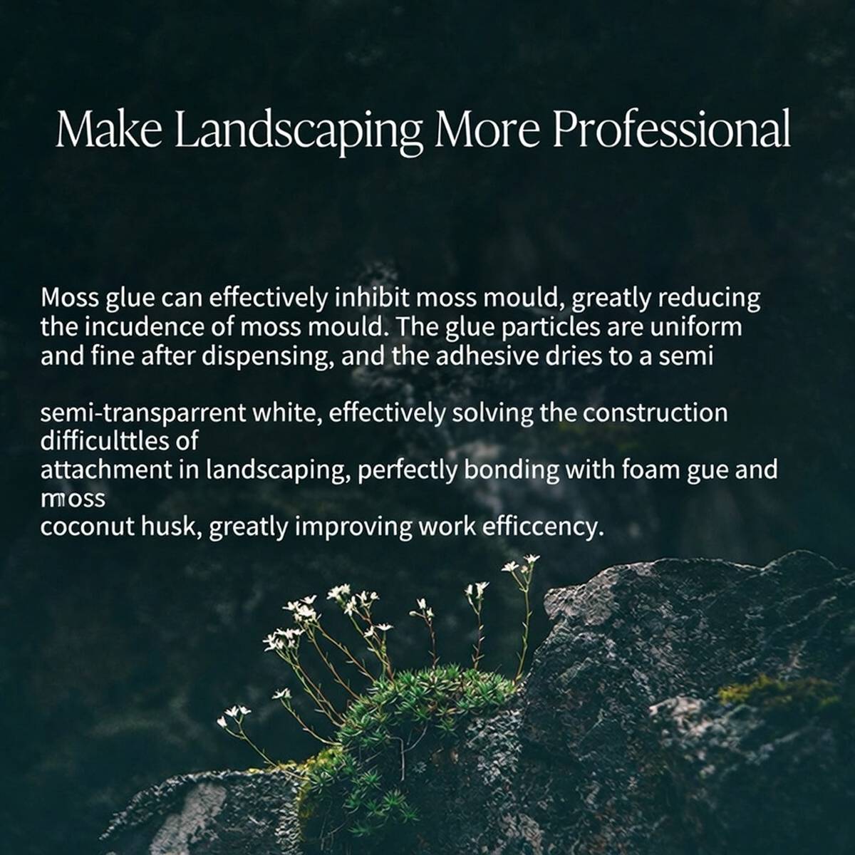 Rainforest Moss Glue Spray Strong Adhesive for Landscaping