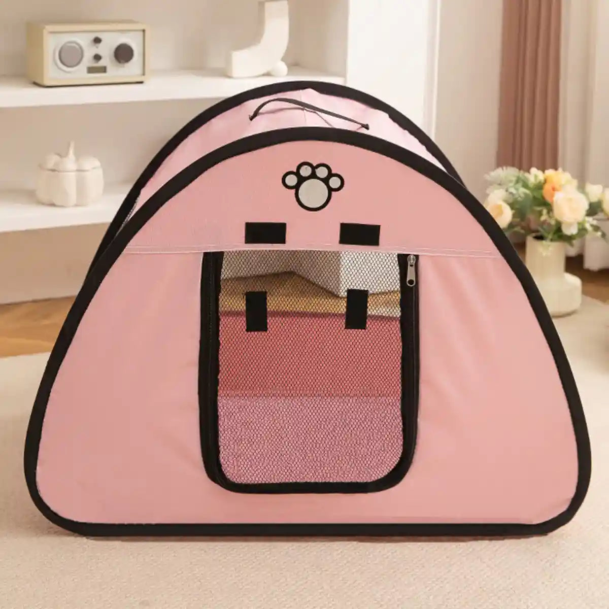 Foldable Cat Tent With Ventilated Design