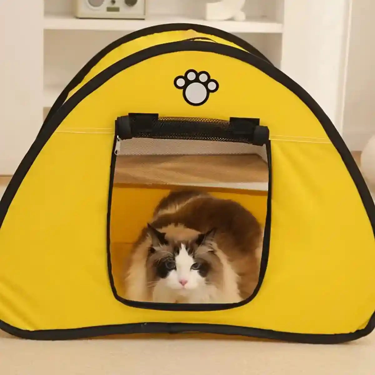 Foldable Cat Tent With Ventilated Design