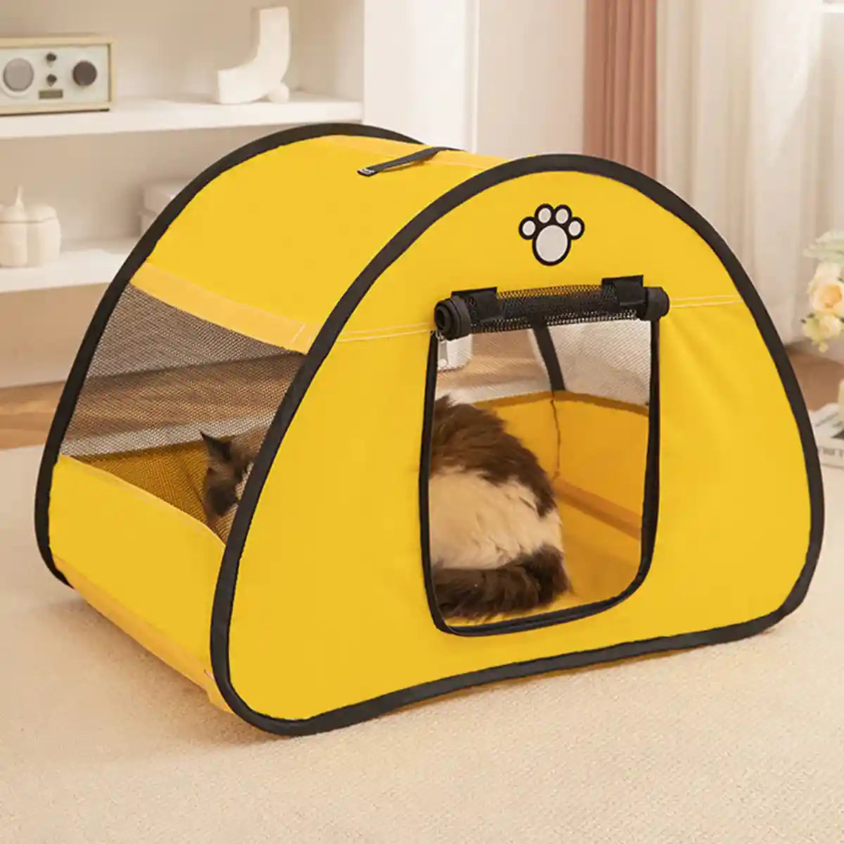 Foldable Cat Tent With Ventilated Design