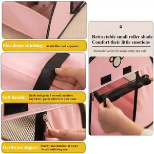 Foldable Cat Tent With Ventilated Design