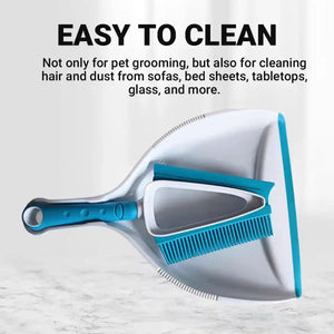 Soft Scrubber Brush With Mini Dustpan