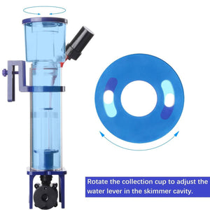 Nano Reef Protein Skimmer 50D - AE Egg Divider for Marine Tanks