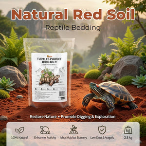 Reptile Laterite Soil - Natural Turtle Tank Landscape Substrate