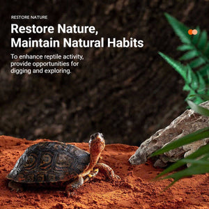 Reptile Laterite Soil - Natural Turtle Tank Landscape Substrate