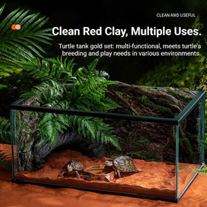 Reptile Laterite Soil - Natural Turtle Tank Landscape Substrate
