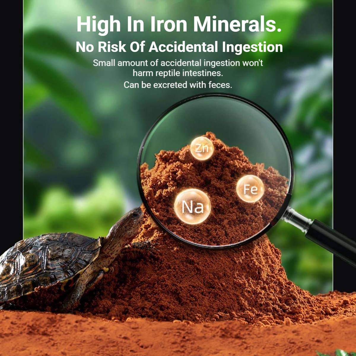 Reptile Laterite Soil - Natural Turtle Tank Landscape Substrate