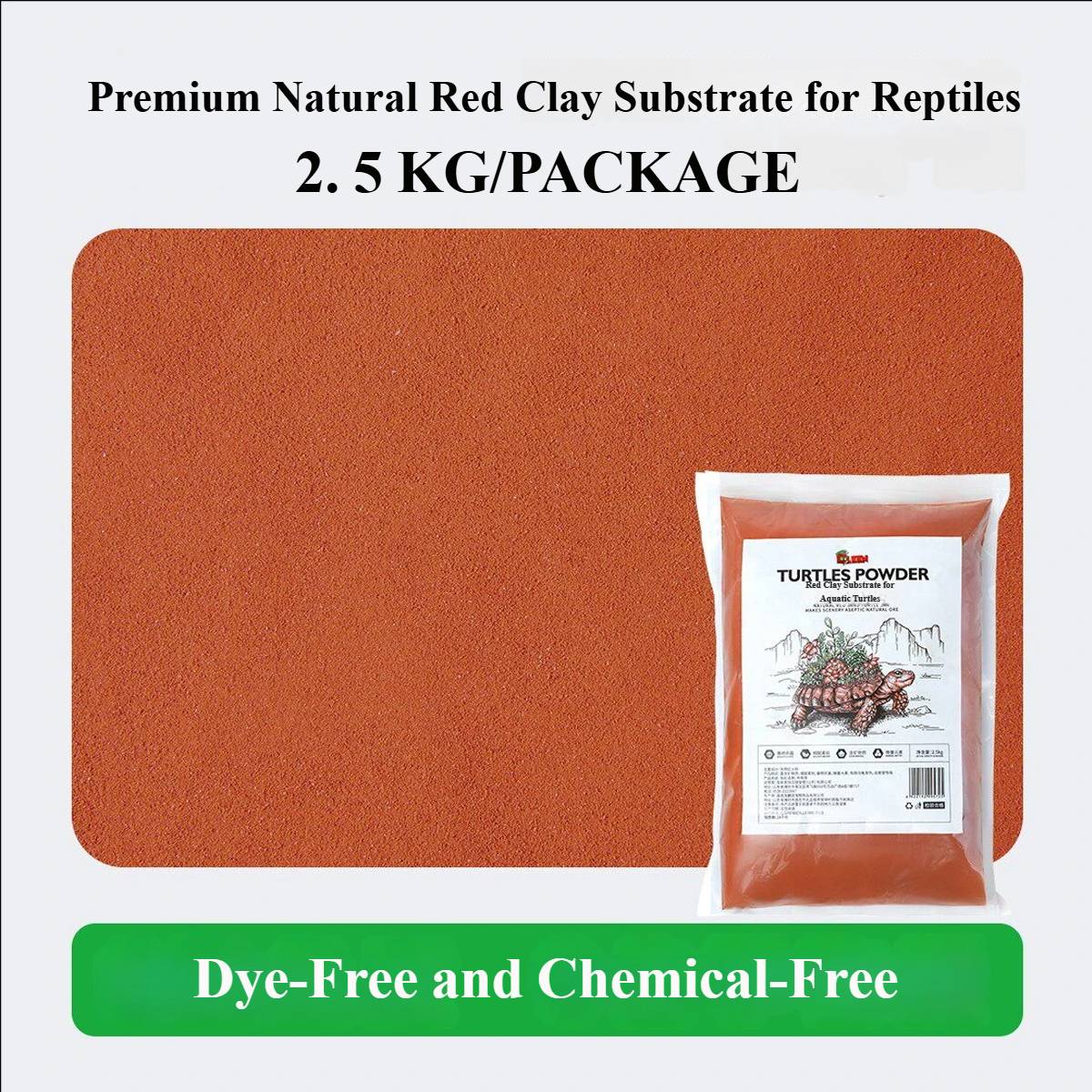 Reptile Laterite Soil - Natural Turtle Tank Landscape Substrate