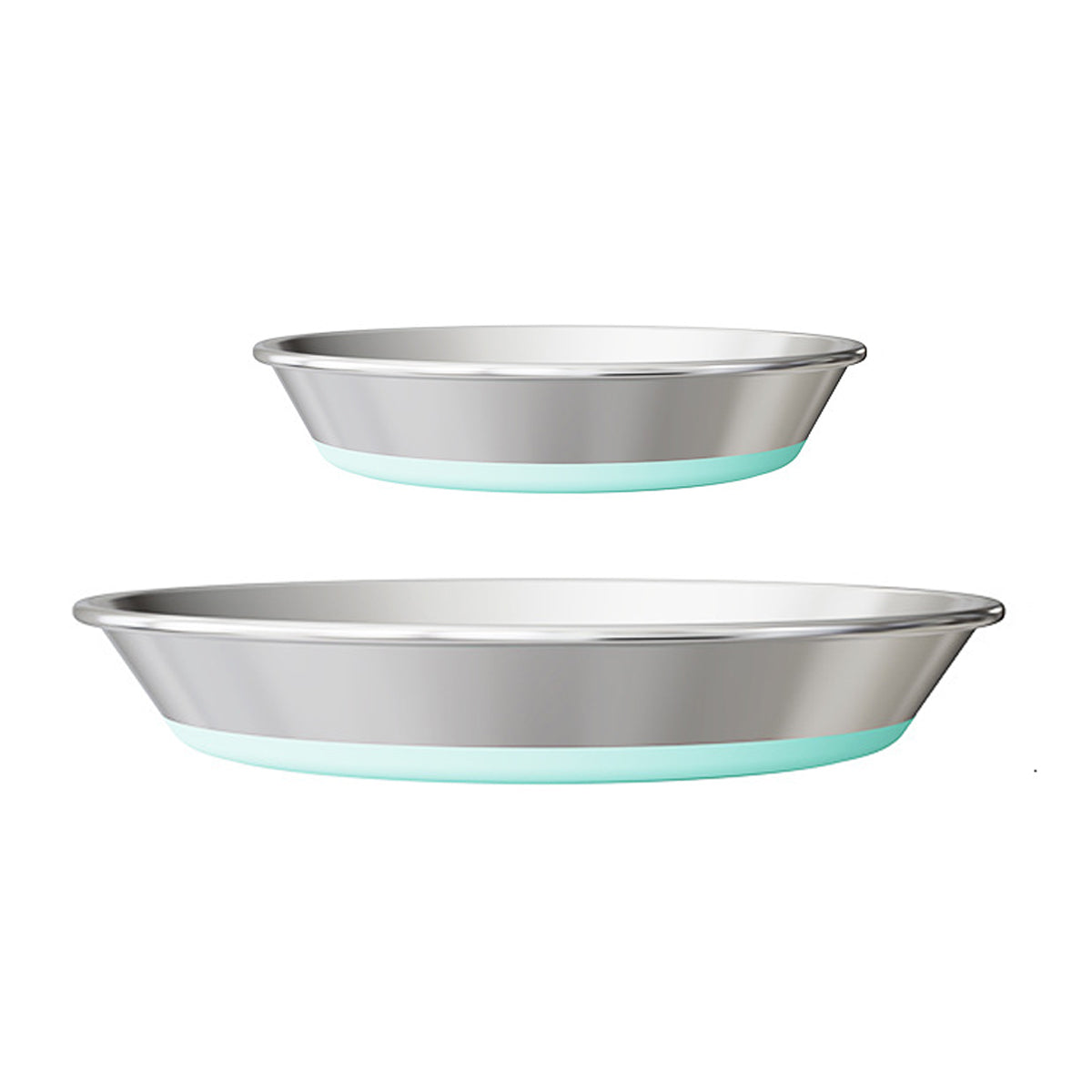 Anti-Slip Pet Dish with Stainless Steel Cat Bowl Design for Clean Feeding
