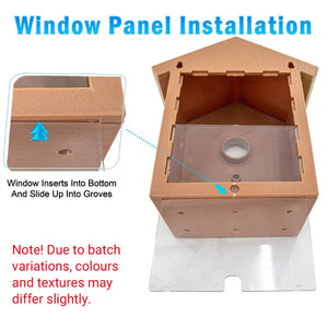 Outdoor Bird Nest Box With One Way Mirror