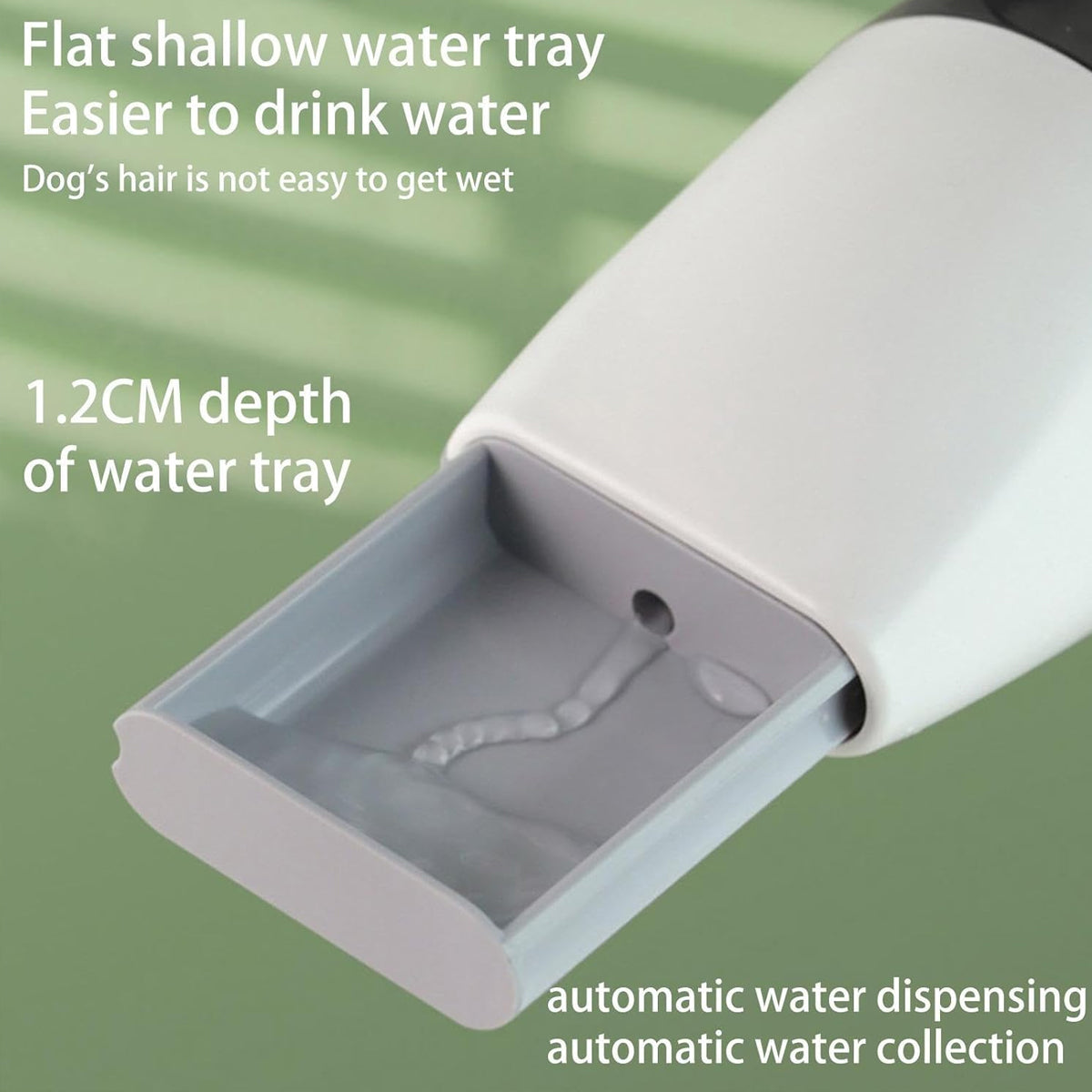 Portable Dog Water Bottle 350ml | Travel Pet Water Dispenser for Walks