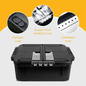 Portable Outdoor Reptile Tank Terrarium with Handle and Storage Base