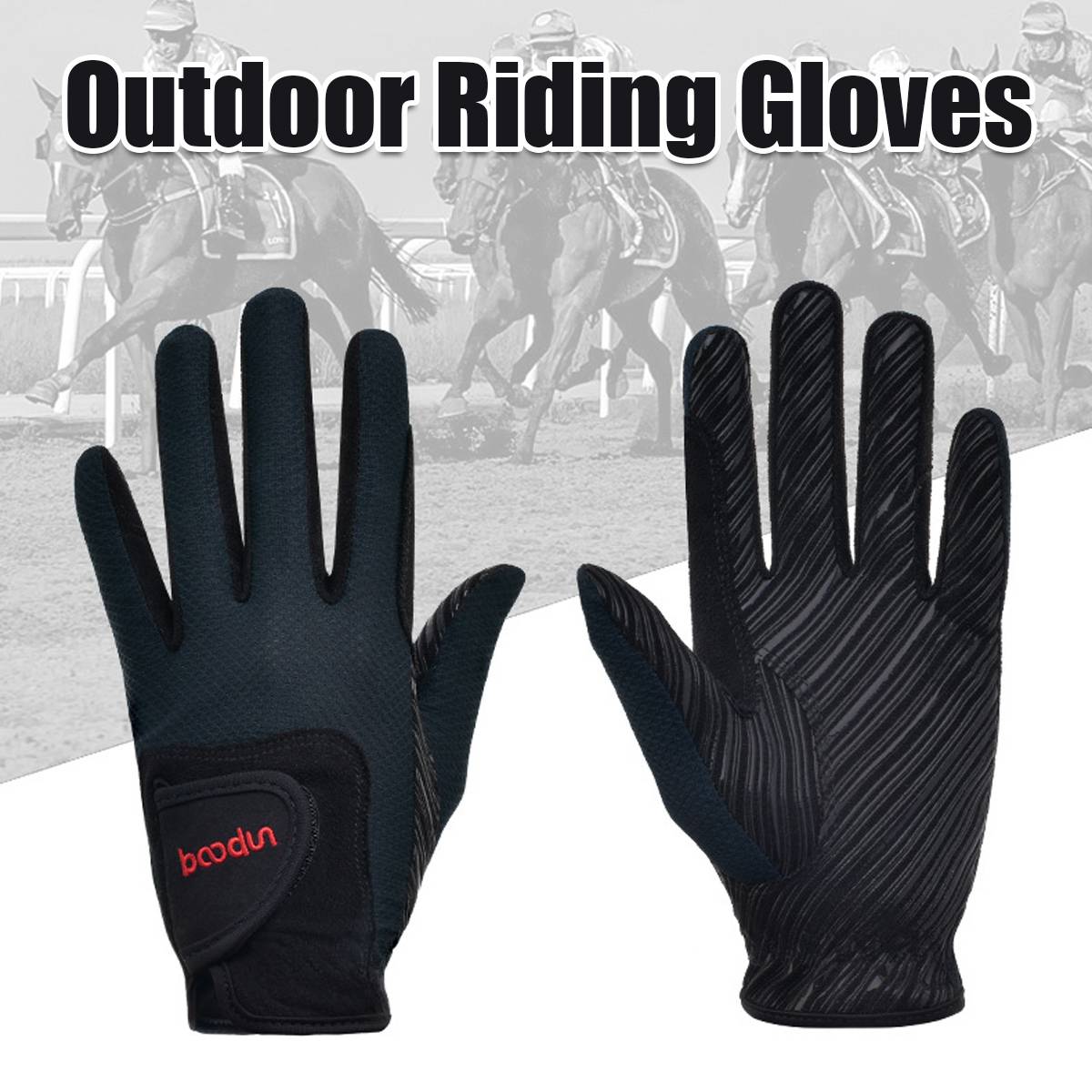 Equestrian Riding Gloves - Bolton Wear-Resistant Non-Slip (L-XL)