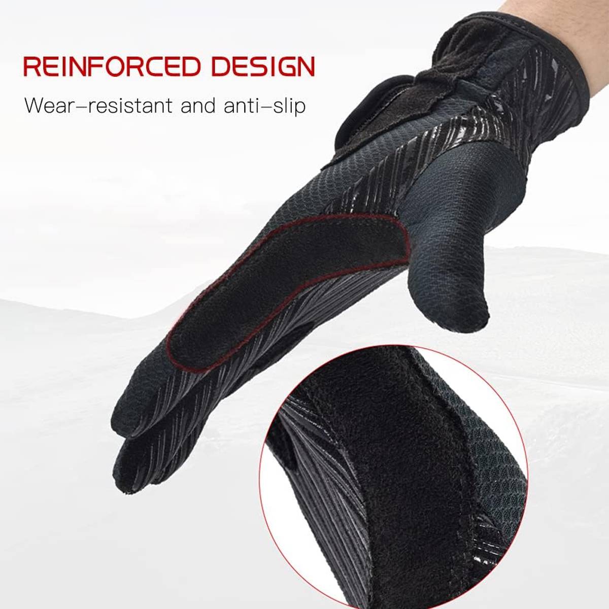 Equestrian Riding Gloves - Bolton Wear-Resistant Non-Slip (L-XL)