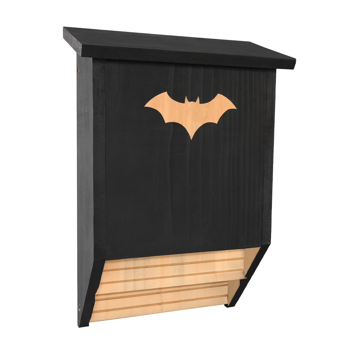 Outdoor Wooden Bat House Weatherproof Cedar Bat Shelter