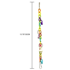 Acrylic Chain Bird Swing Bridge Toy