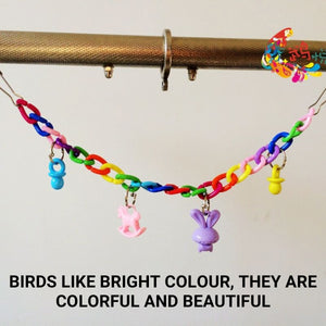 Acrylic Chain Bird Swing Bridge Toy