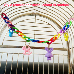 Acrylic Chain Bird Swing Bridge Toy