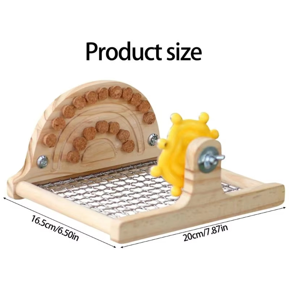 Parrot Metal Base Website Table Gnawing Wooks Toy Recreation Toy Parrot Metal Platform
