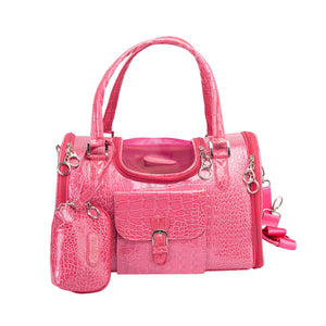 PU Pet Travel Bag With Ventilation Window