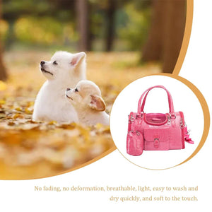 PU Pet Travel Bag With Ventilation Window