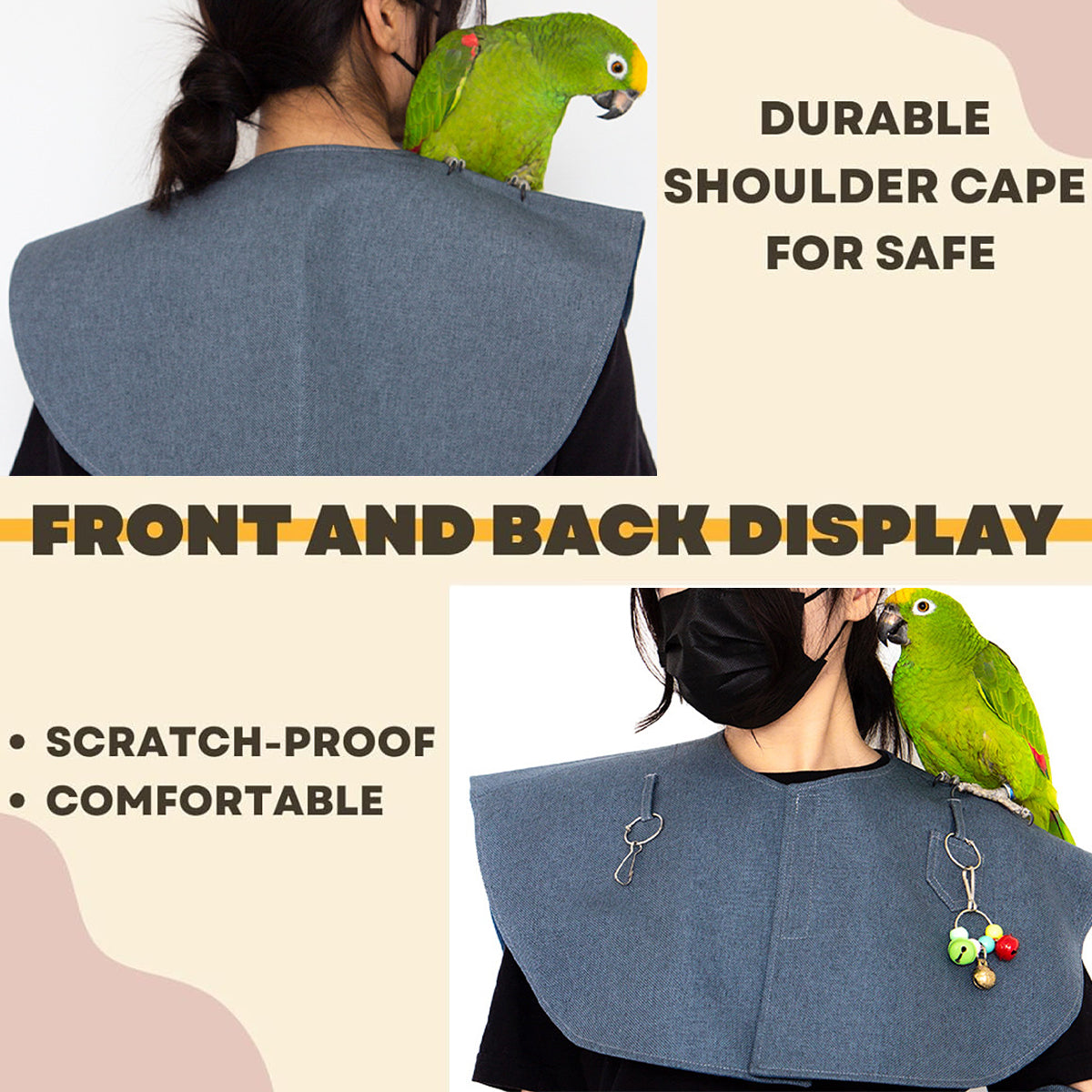 Parrot Anti-Scratch Shoulder Cape