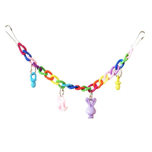 Acrylic Chain Bird Swing Bridge Toy