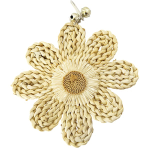 Parrot Chew Toy Natural Corn Husk Flower Hanging Toy