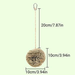 Natural Parrot Chew Toy Ball | Woven Foraging Bird Toy for Cages