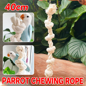 Parrot Climbing Rope Toy Durable Hemp Rope Bird Toy
