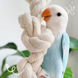 Parrot Climbing Rope Toy Durable Hemp Rope Bird Toy