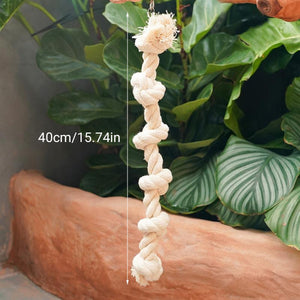 Parrot Climbing Rope Toy Durable Hemp Rope Bird Toy