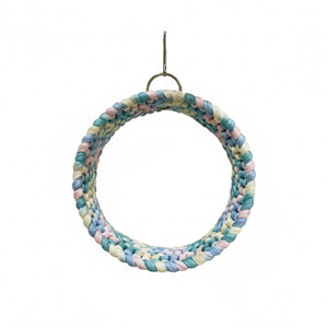Parrot Hammock Ring Bird Swing Perch