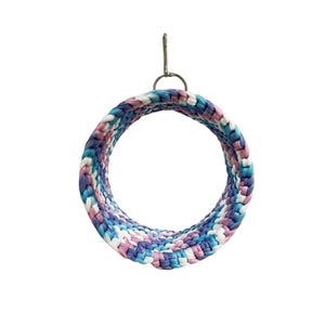 Parrot Hammock Ring Bird Swing Perch