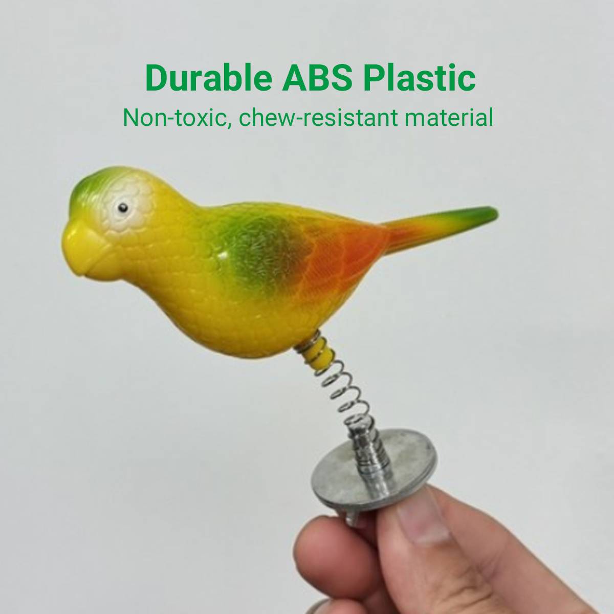 Parrot Spring Bird Toy Cage Mount