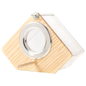 Transparent Bird Breeding Box With Perch