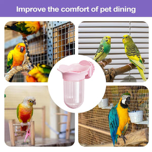 Hydroponic Bird Cage Feeder Cup Fruit & Vegetable Holder