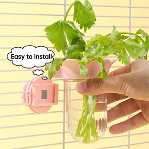 Hydroponic Bird Cage Feeder Cup Fruit & Vegetable Holder