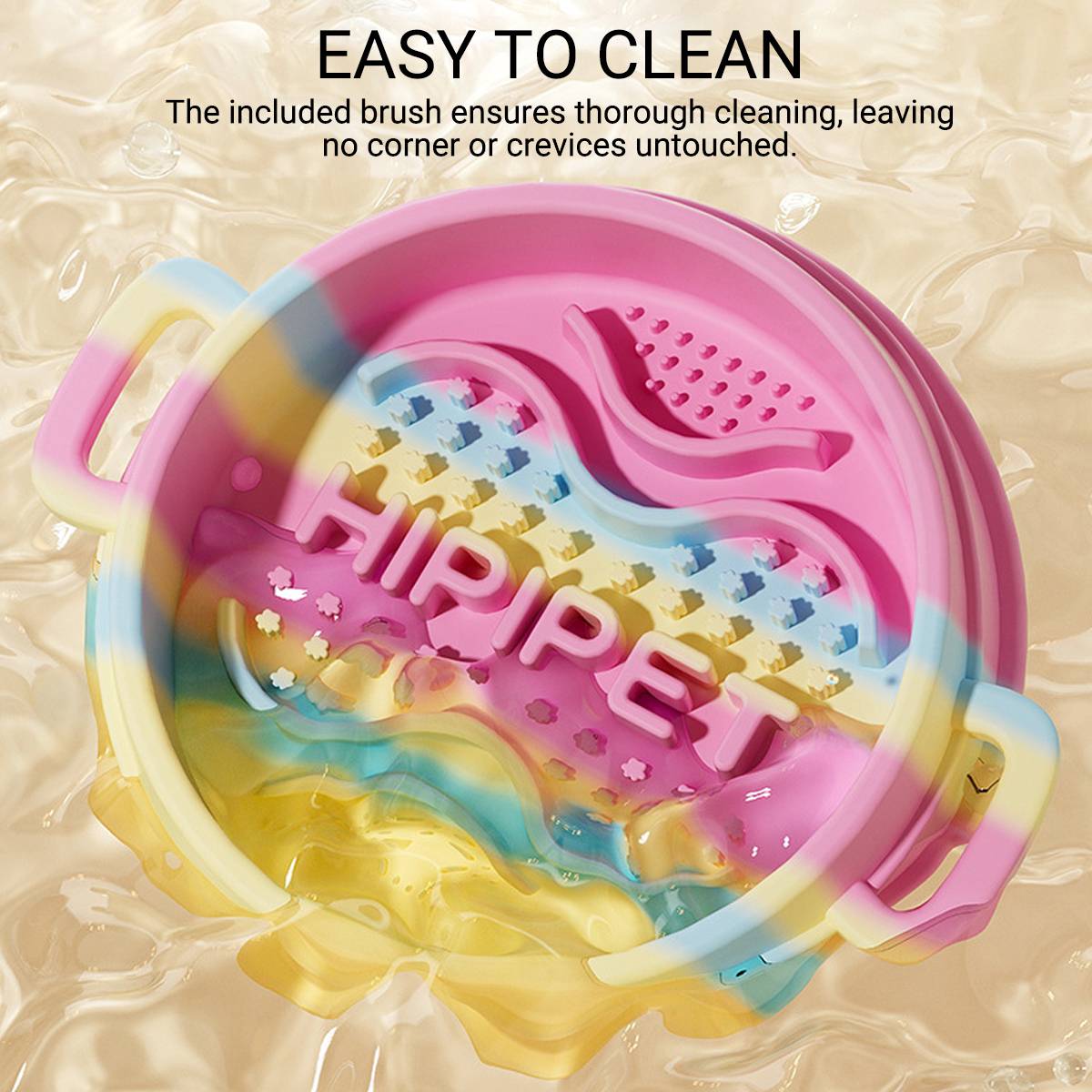 Slow Feeding Dog Bowl  Anti-Choking Silicone Pet Bowl
