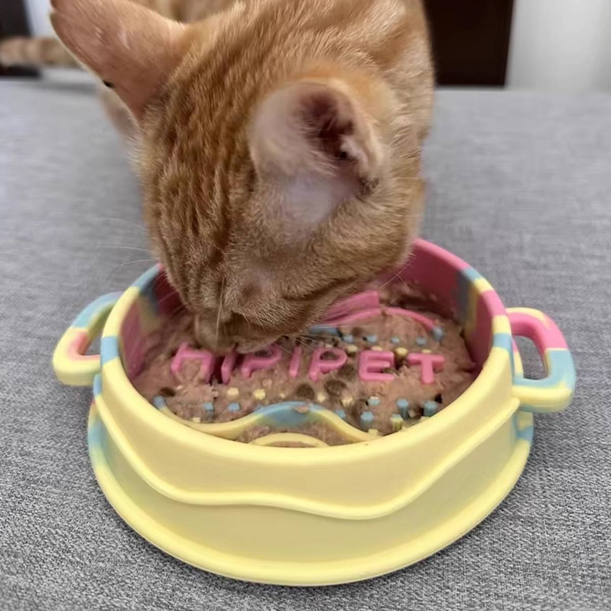 Slow Feeding Dog Bowl  Anti-Choking Silicone Pet Bowl