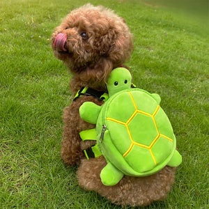 Turtle Dog Backpack Harness Cute Adjustable Carrier for Small Pets