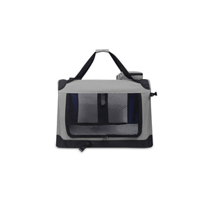 Car Dog Crate - Large Foldable Travel Kennel for Dogs