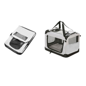 Car Dog Crate - Large Foldable Travel Kennel for Dogs