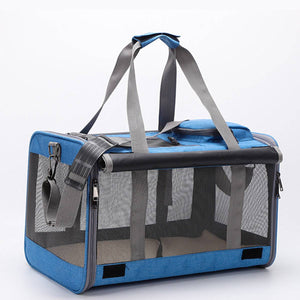 Cat Carrier Backpack - Foldable Breathable Pet Travel Bag