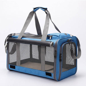 Cat Carrier Backpack - Foldable Breathable Pet Travel Bag