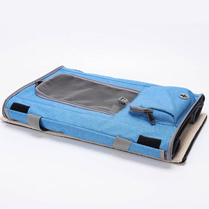 Cat Carrier Backpack - Foldable Breathable Pet Travel Bag
