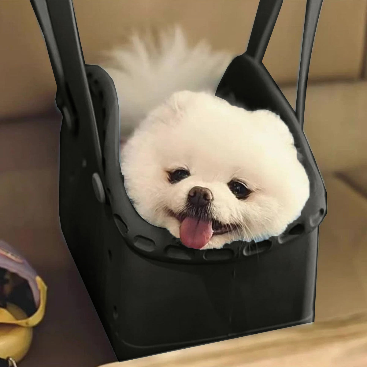 Portable EVA Dog Carrier Bag for Small Pets with Waterproof Design
