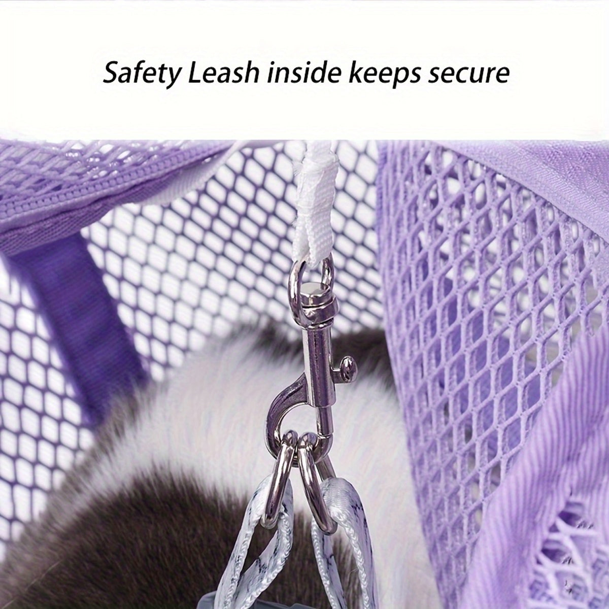 Portable Pet Shoulder Carrier Bag with Breathable Mesh
